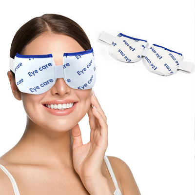 Heated Eye Mask & Microwavable Eye Compress Gentle Steam Heat for Eye Comfort Soothing Relief for Dry Eyes Massage Pillow