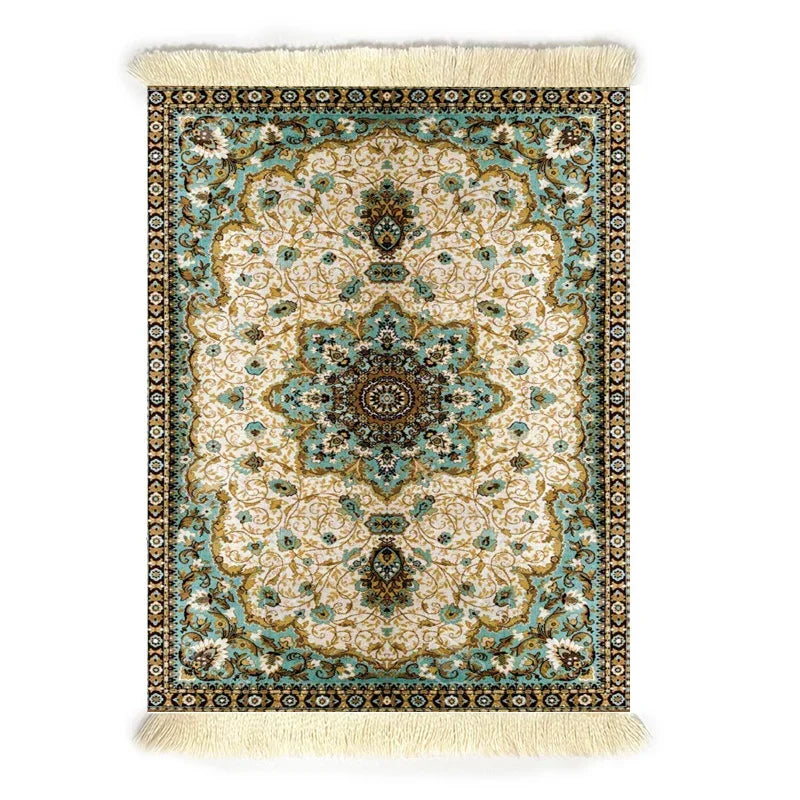 1pc Persian Carpet Keyboard and Mouse Pad HD Bohemia Gaming Room Decoration Office Tables Desktop Computer Tassel Non-Slip Mat