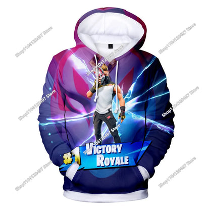 Children's Clothing Fortnite 3D Printed Unisex Hoodie Casual Coat Game Peripheral Cosplay Children Clothing Gifts