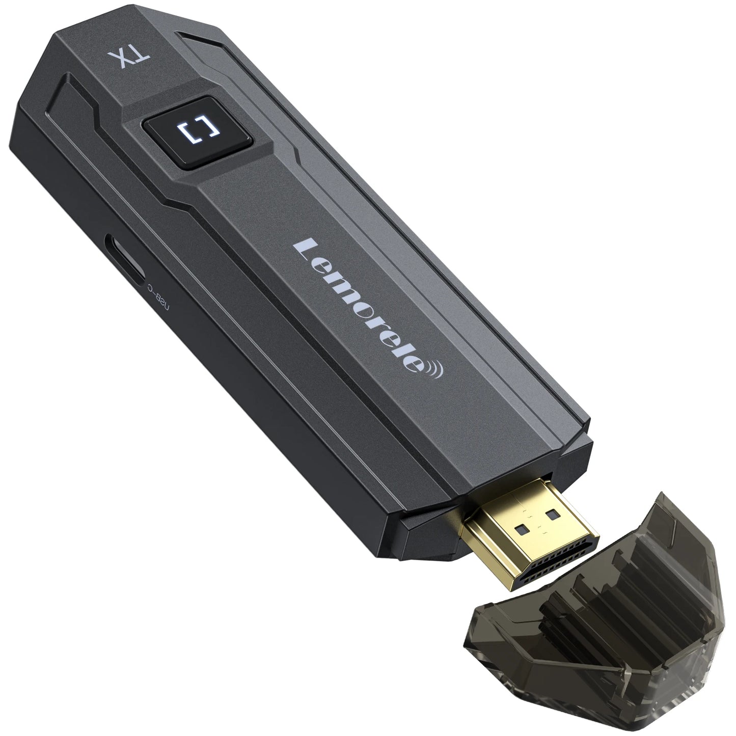 Lemorele Wireless HDMI Transmitter and Receiver 1080P Meeting Bluetooth Transmitter Audio for Laptop TV Projector Monitor Camera