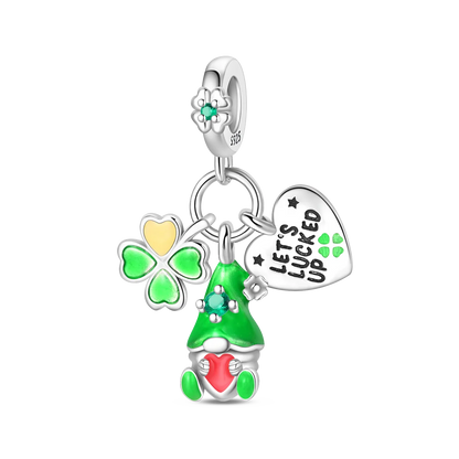 Lucky Clover Series Bead 925 Sterling Silver Original Charms Fit Pendant Charm Bracelet Dangle for Women DIY Fine Jewelry Making