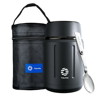 Fjbottle Food Thermos Vacuum Lunch Box 316 Stainless Steel  Lunch Container 750ML Free Spoon