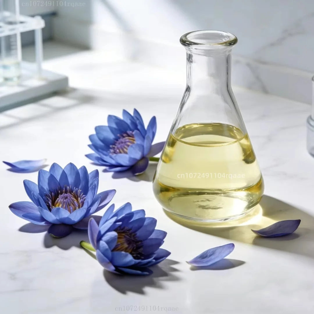 100% Pure & Undiluted Natural Blue Lotus Oil, 20ml/100ml, for Diffuser, Aromatherapy, Skin & Candle Making Household Fragrance