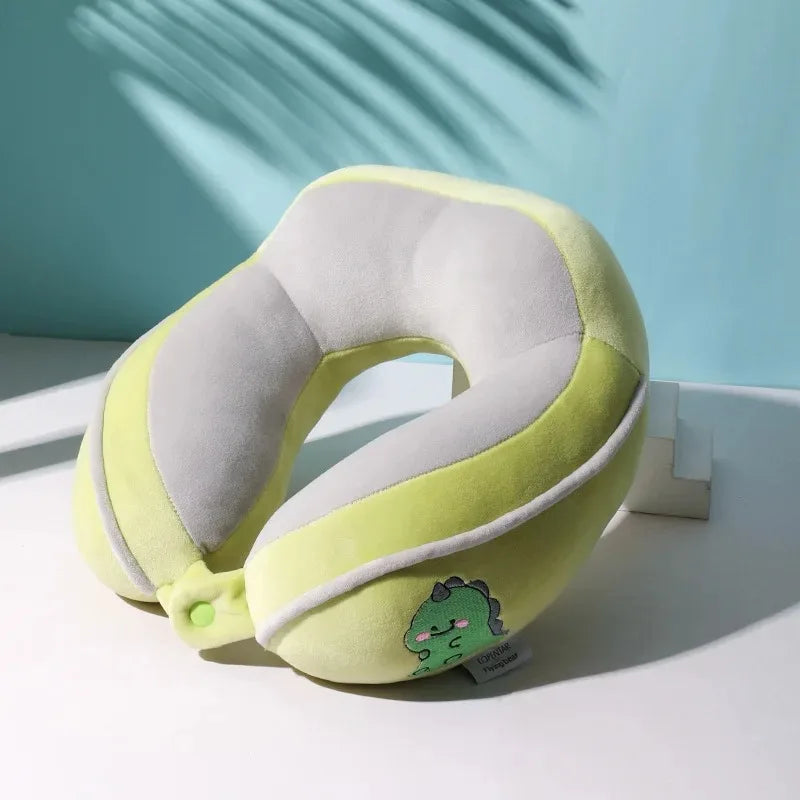 U Shaped Pillow Office Nap Neck Pillow Cartoon Airplane Pillow Travel Portable Neck Pillow Hump Neck Pillow