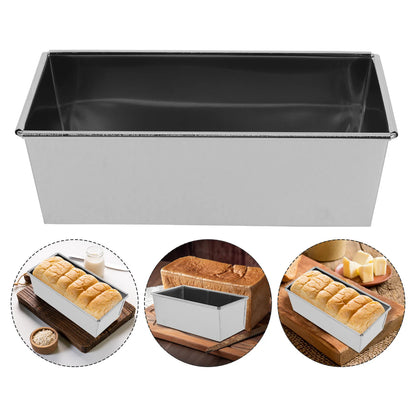 Stainless Steel Bread Pan Nonstick Toast Mold Loaf Tin Easy Clean Versatile Baking Tool Bread Pan Toast Mold