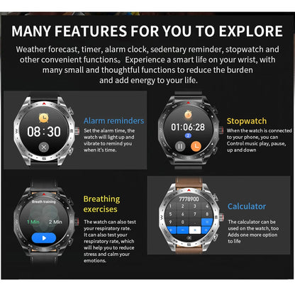 2024 New Smart Watch TWS 2-in-1 Bluetooth Earphones AI Voice SIRI Wake Up Motion Trajectory Tracker Men's and Women's Smartwatch