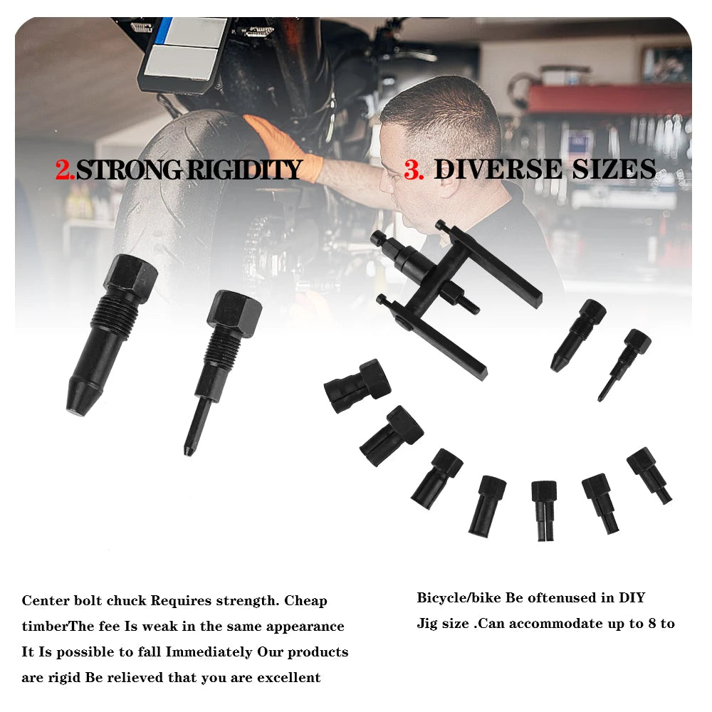 Aluminum Wheel Bearing Kit Motorcycle Bearing Disassembly Tools Seal Driver Installer Remover Automotive Tools 10 Pcs/Set