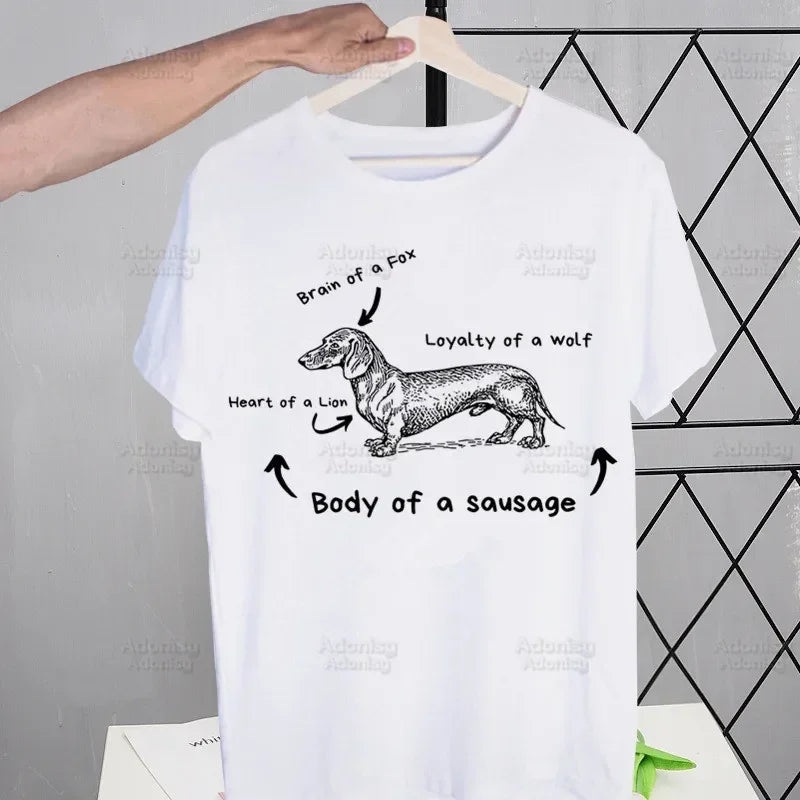 Anatomy Dachshund Dog I Do What I Want T Shirt Men Retro Washed Tops Tees Harajuku Tshirt Streetwear Hip Hop Male T-shirts