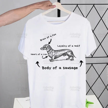 Anatomy Dachshund Dog I Do What I Want T Shirt Men Retro Washed Tops Tees Harajuku Tshirt Streetwear Hip Hop Male T-shirts