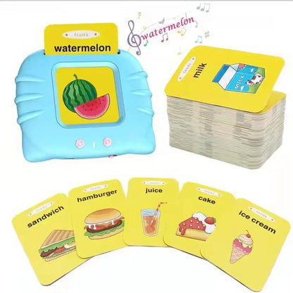 Kids Learn English Toys Early Intelligent Education Audio Electronic Book Flash Card Reading Machine For Toddlers Reading Gadget