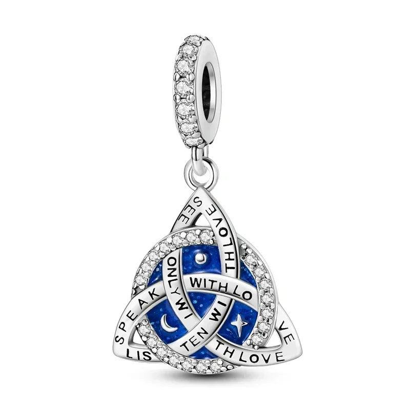 Hot Sale 925 Silver Color Evil Eye Charm Demon Eye Bead For Original  Bracelet&Bangle DIY Making Fashion Jewelry Gift