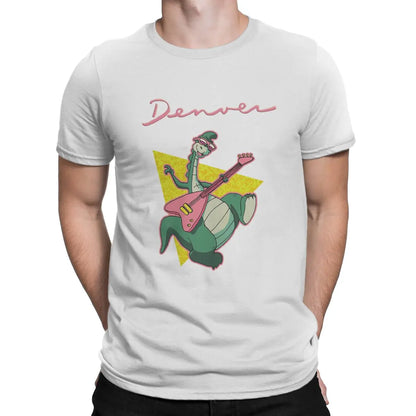 Retro 80s Animated Cartoon Unique TShirt Denver  The Last Dinosaur Leisure T Shirt Newest T-shirt For Men Women