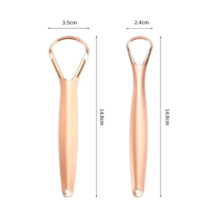 혀클리너 1pc Stainless Steel Tongue Scraper Cleaner Fresh Breath Cleaning Coated Tongue Toothbrush Oral Hygiene Care Tools