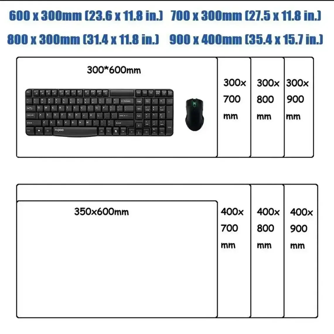 XXL Mouse Pad Gamer New HD Home Large Desk Mats MousePads Mouse Mat kawaii Fox Laptop Office Gamer Anti-slip Mice Pad Table Mat