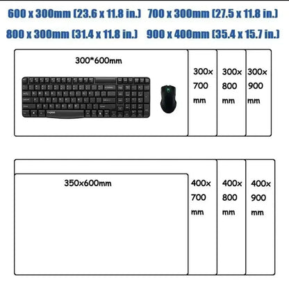 XXL Mouse Pad Gamer New HD Home Large Desk Mats MousePads Mouse Mat kawaii Fox Laptop Office Gamer Anti-slip Mice Pad Table Mat