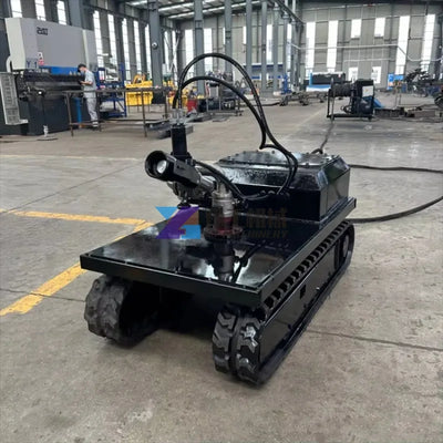 Sewer Pipe Cleaning Machine Tracked Mobile Robot for Pipeline Inspection and Cleaning with An Active Adaptation System