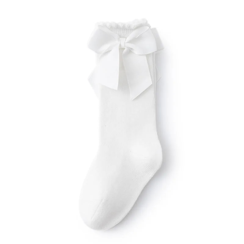 Baby Accessories New Girls' Socks Spring Summer Bow Princess Mother Kids Socks Wholesale Korean Children's Cotton Floor Socks