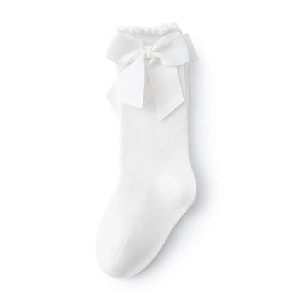 Baby Accessories New Girls' Socks Spring Summer Bow Princess Mother Kids Socks Wholesale Korean Children's Cotton Floor Socks