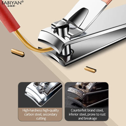 7Pcs Portable Nail Clipper Set Beauty Nail Trimmer Ear Peeling Knife Manicure Set Personal Care Pedicure Tools Eyebrow Scissors