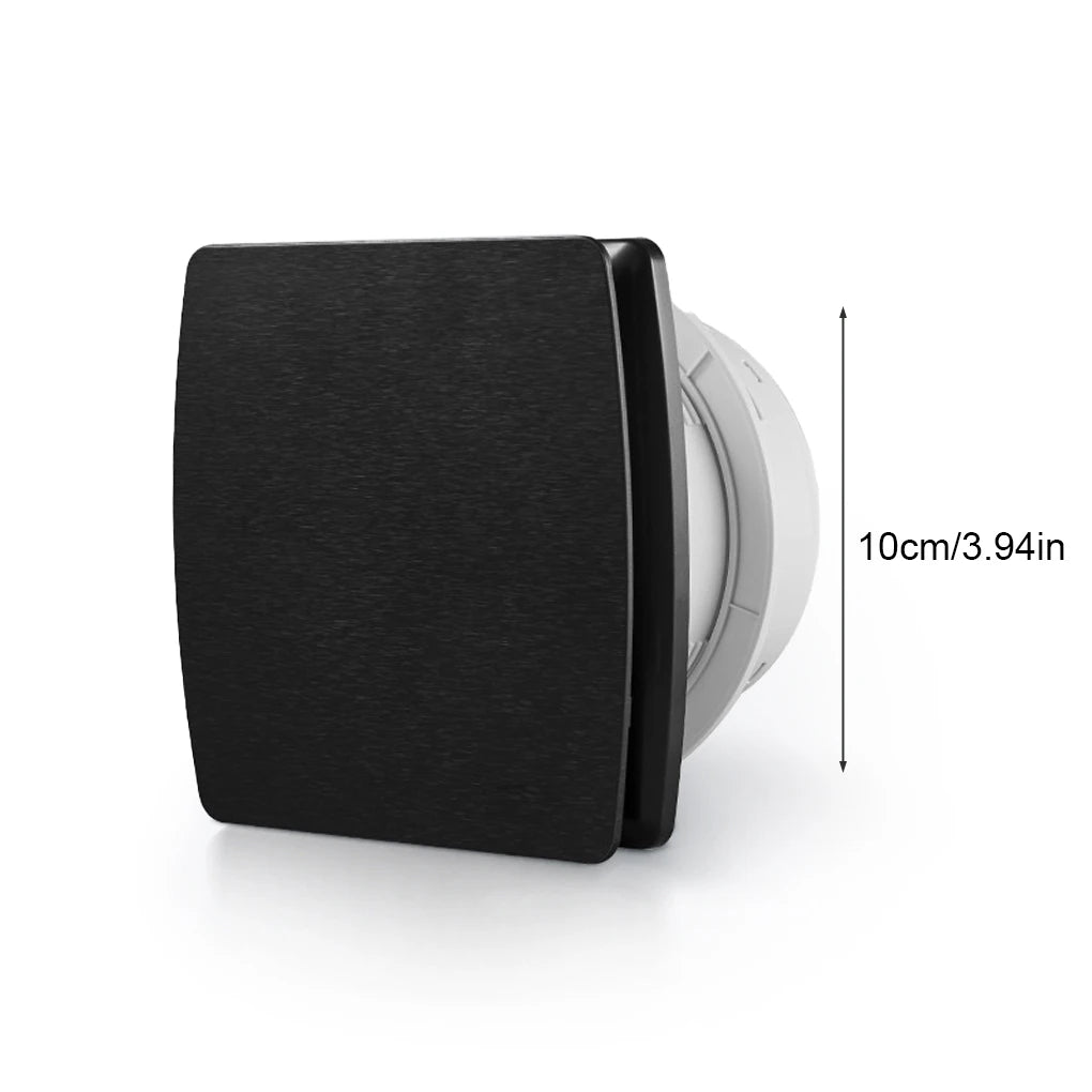 Bathroom Exhaust Fan 4 Inch Outlet Ventilator Wall Mounted Replaceable Improvement Airflow Ventilation Extractor