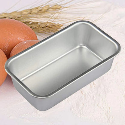 4Pcs Aluminum Alloy Loaf Tin Rectangular Non-Stick Bread Mould Bread Loaf Pans Baking Tools Kitchen Dining Bar Supplies