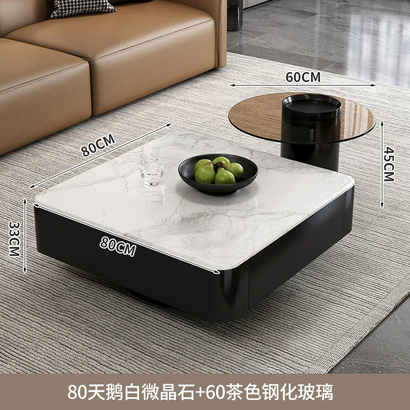 Standing Aesthetic Coffee Table Decoration Luxury Bedroom Living Room Designer Side Table Writing Mesa Auxiliar Salon Furniture