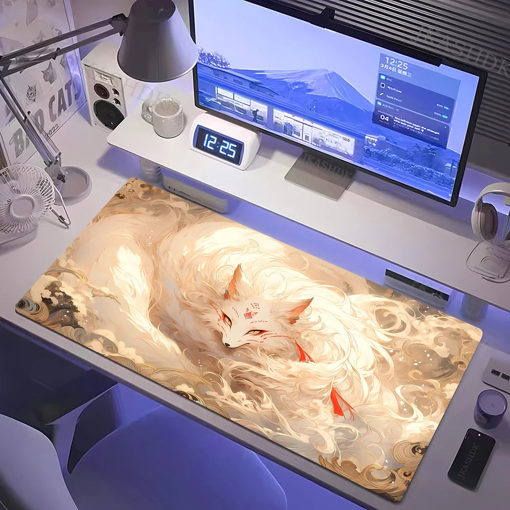 XXL Mouse Pad Gamer New HD Home Large Desk Mats MousePads Mouse Mat kawaii Fox Laptop Office Gamer Anti-slip Mice Pad Table Mat