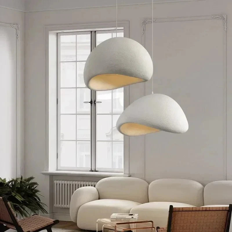 Nordic Wabi Sabi pendant light Modern LED Ceiling Chandeliers Hanging Lamp for Living Room Dining Bedroom Bar Home Decor Fixture