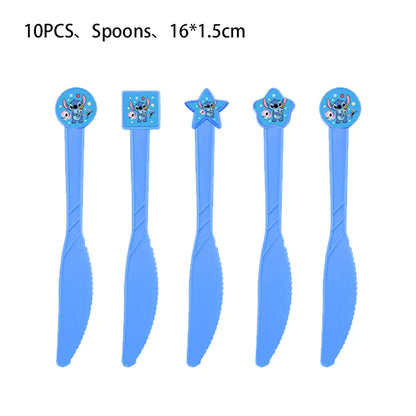 Stitch Party Supplies For Child Lilo And Stitch Birthday Party Decorations Balloons Banner Tablecloth Backdrop Tableware