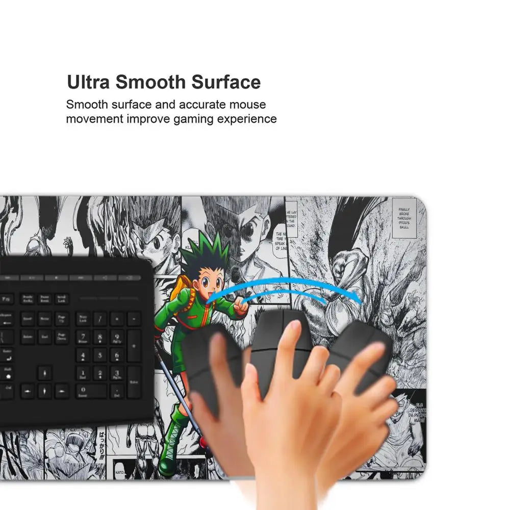 Mouse Pad Gamer Home New HD XXL MousePads Desk Mats Hunter x Hunter Natural Rubber Anti-slip Office Carpet Gamer Mice Pad
