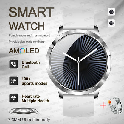 2025 New Smart Watch For Women Gift 1.32 Inch Full Touch Screen Sports Fitness Watches Bluetooth Calls Digital Smartwatch Ladies
