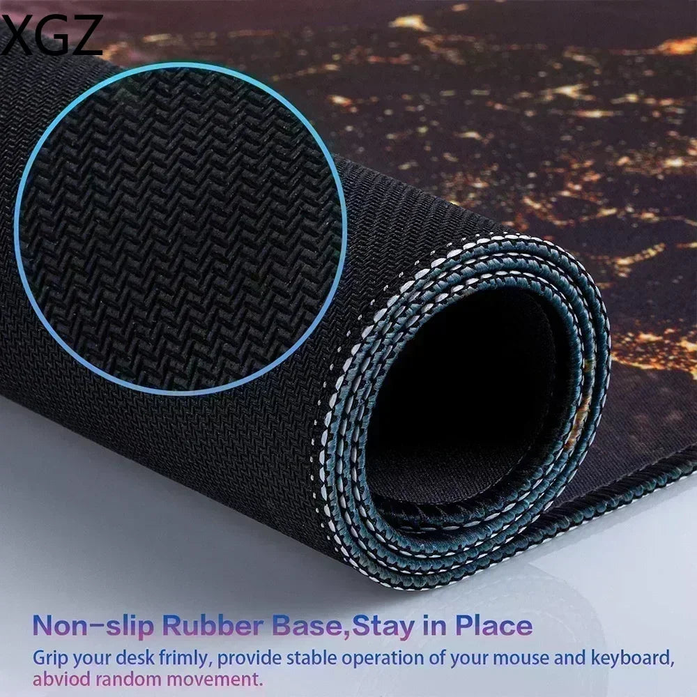 DIY custom image gaming mouse pad, large desk pad 90X40cm high-definition personalized anti slip washable home and office