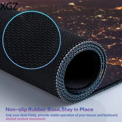 DIY custom image gaming mouse pad, large desk pad 90X40cm high-definition personalized anti slip washable home and office