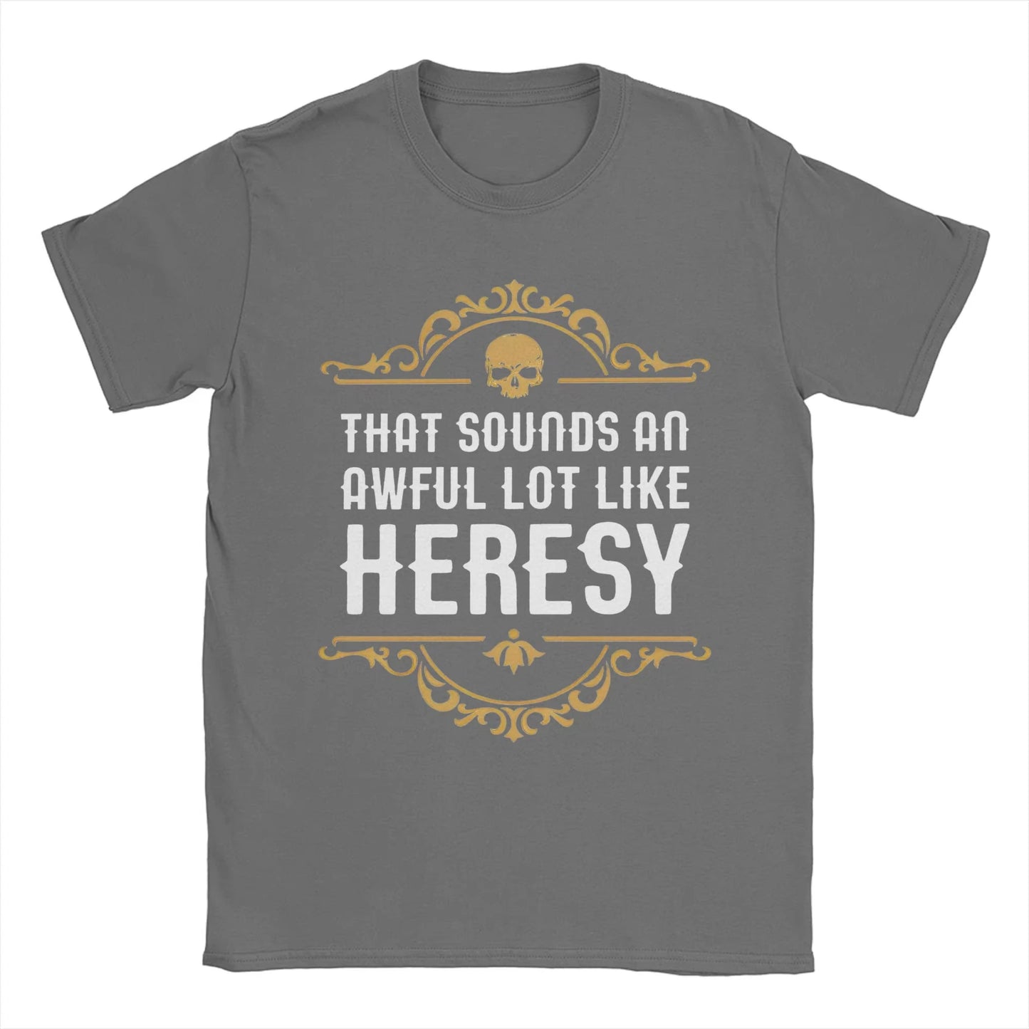 Vintage Heresy Funny Wargaming W-Warhammer 40k T-Shirts Women Round Neck Cotton T Shirts Short Sleeve Tees Gift Idea Clothing