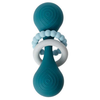 Color Kids 1PCS Silicone Baby Teether Toy 0-12 Months Hand Grip Rattle Tactile Training Safe Chew Toy Infant Shower Gift