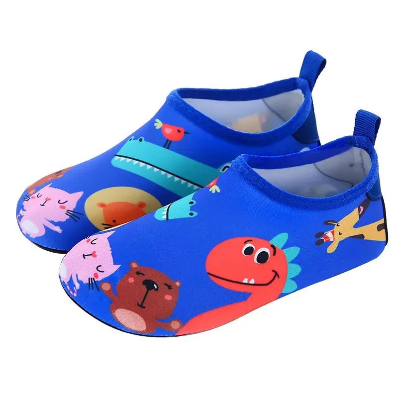 Children Outdoor Water Shoes Barefoot Quick-Dry Aqua Yoga Socks Boys Girls Animal Soft Diving Wading Shoes Beach Swimming Shoes