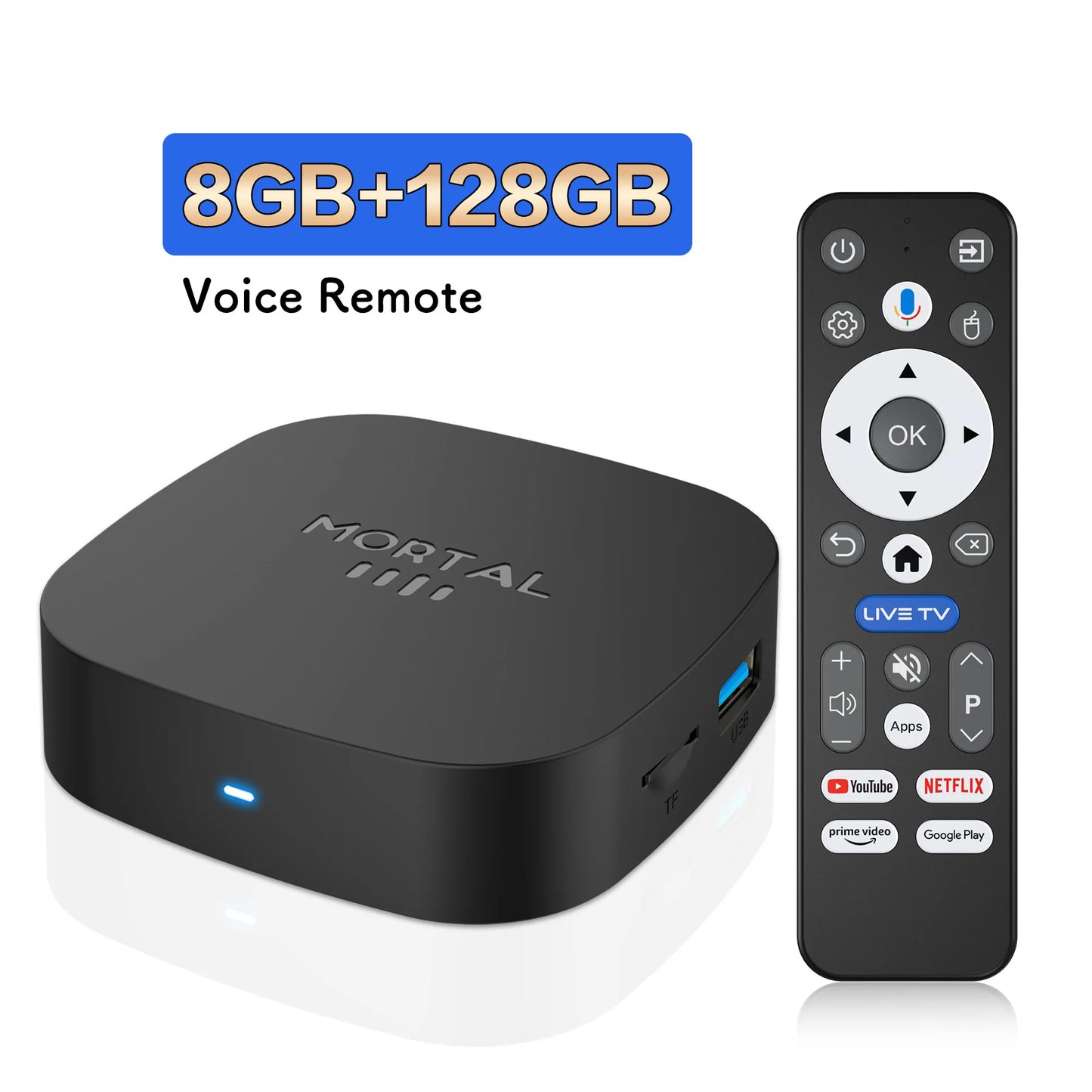 2026 T1+ Android 16 Smart TV Box Rockchip RK3518 WIFI6 BT 5.4 UI Interface 8K HD Media Player Voice Assistant Set Top Box IPTV