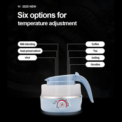 Adjustable Temperature Foldable And Portable Teapot Household Travel Electric Water Kettle Kitchen Appliances Water Boiling Pot