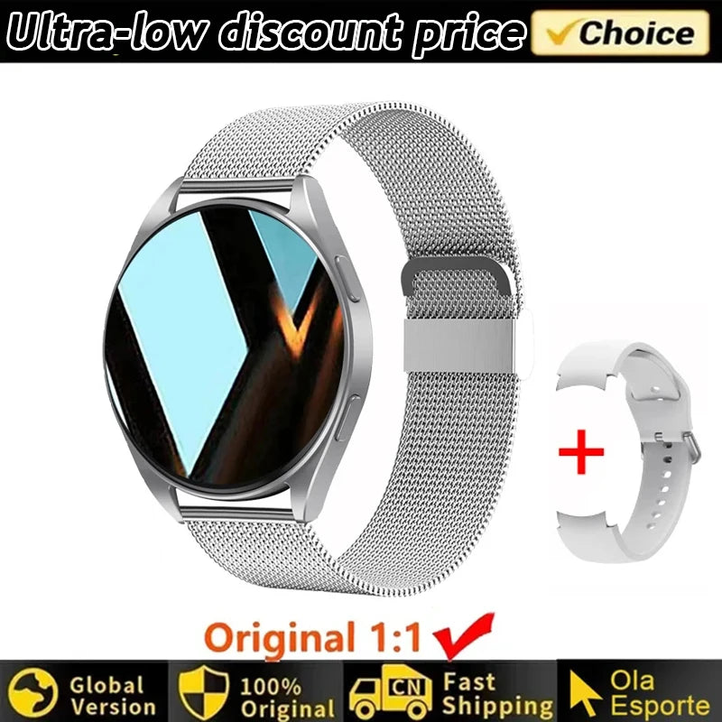 Smartwatch Women Watch 6 Health Monitoring Watch Waterproof Voice Assistant Bluetooth Call Smart Watch 2025 New Sports Watch