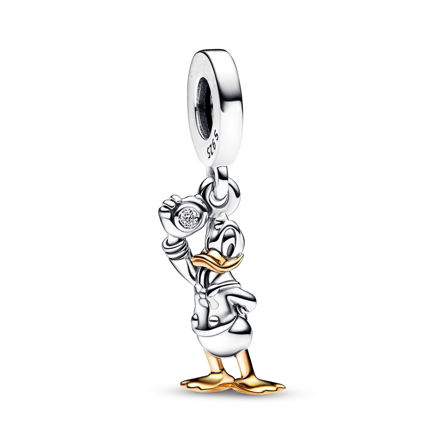 Disney Plata De Ley 925 Silver Charm Monster Activity Flowers Pendant Beads Original Women Bracelets Bangles DIY Jewelry Gift