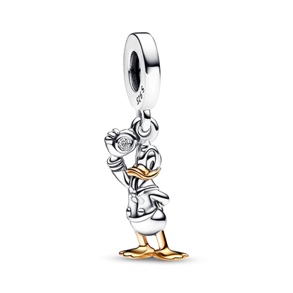 Disney Plata De Ley 925 Silver Charm Monster Activity Flowers Pendant Beads Original Women Bracelets Bangles DIY Jewelry Gift