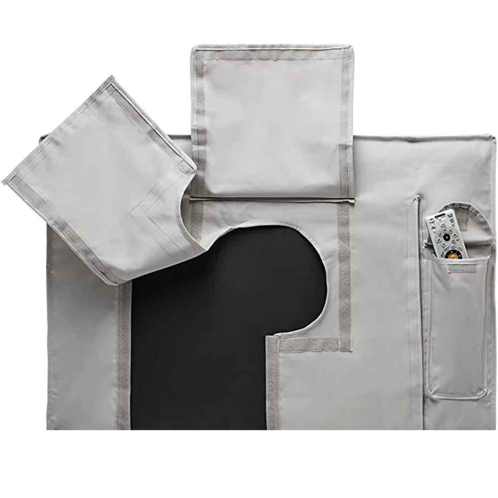 TV Weather and Dust proof Outdoor TV cover Beige 70 "75" 40 "46" 50 "55" 60 "65" Protective TV Screen Garden patio Outdoor TV