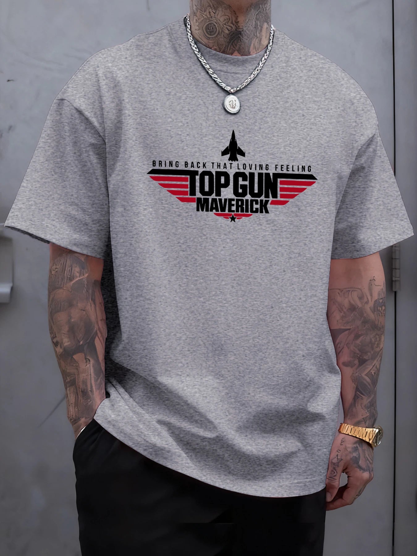 Top Gun Maverick Printing T Shirts Man Cotton Fashion T-Shirt Unisex Casual Oversize Clothes Soft Summer Trendy Street Tops