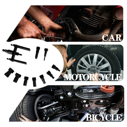 Aluminum Wheel Bearing Kit Motorcycle Bearing Disassembly Tools Seal Driver Installer Remover Automotive Tools 10 Pcs/Set