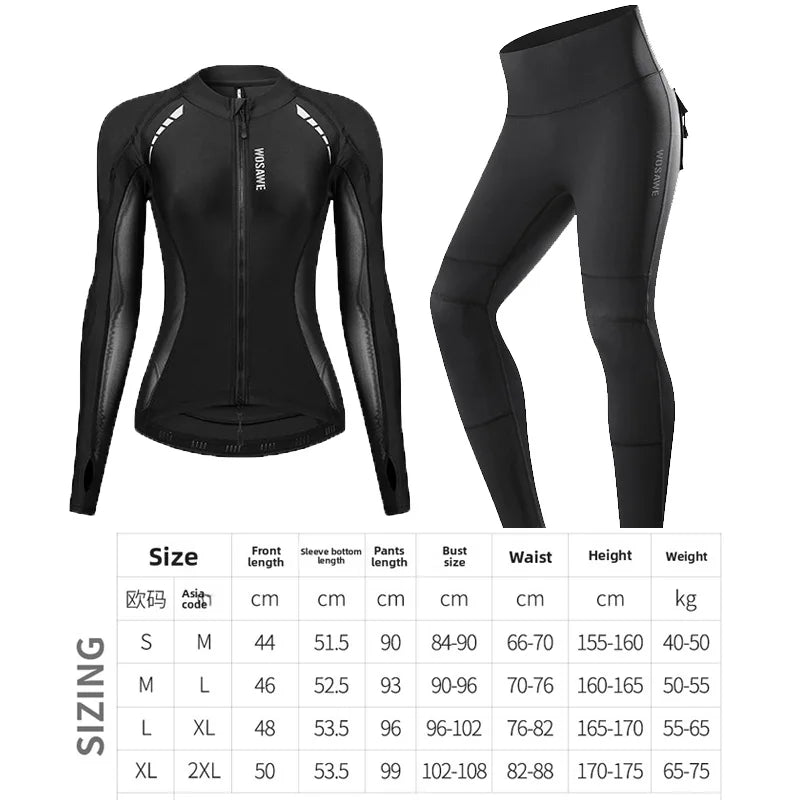 WOSAWE Women Motorcycle Jacket and Pants Set with Removable Pads Soft Protective Gear CE Certified Safety Moto Racing Clothes