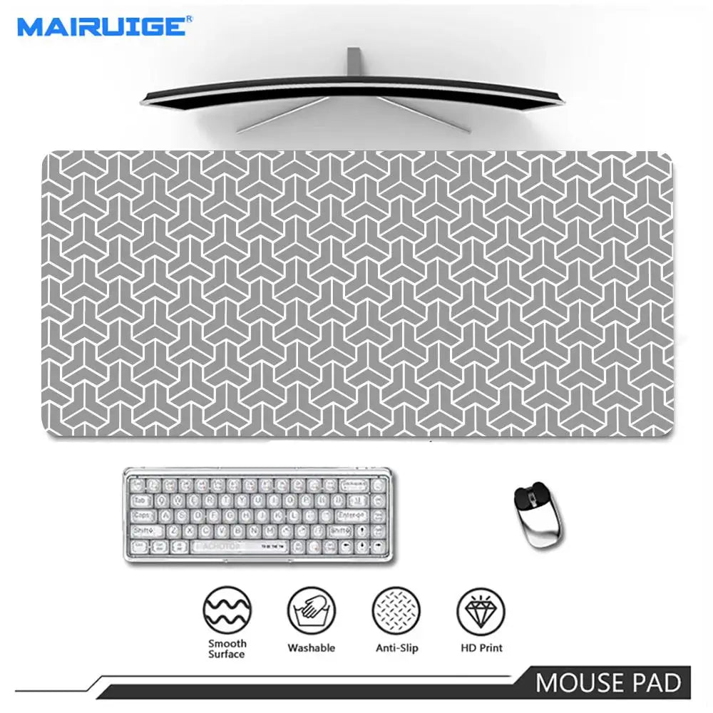 Line texture design Mouse Pad Large XXL Gaming carpet Rubber Lock keyboard Desk Mat Computer playmat Gamers work tablet office