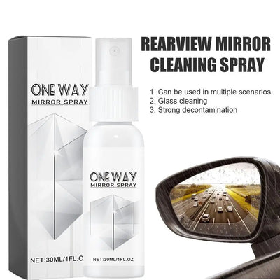Oil Film Cleaner Spray Rearview Mirror Cleaning Spray Automotive Glass Cleaner Watermark Spot Remover For Glass Surfaces