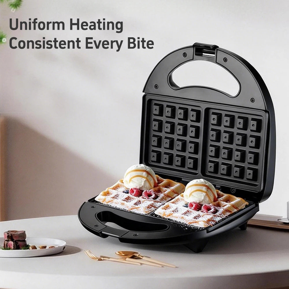 Professional Electric Non-stick Waffle Maker Multifunction Kitchen Appliance for Cooking Breakfast Waffles Iron Pan