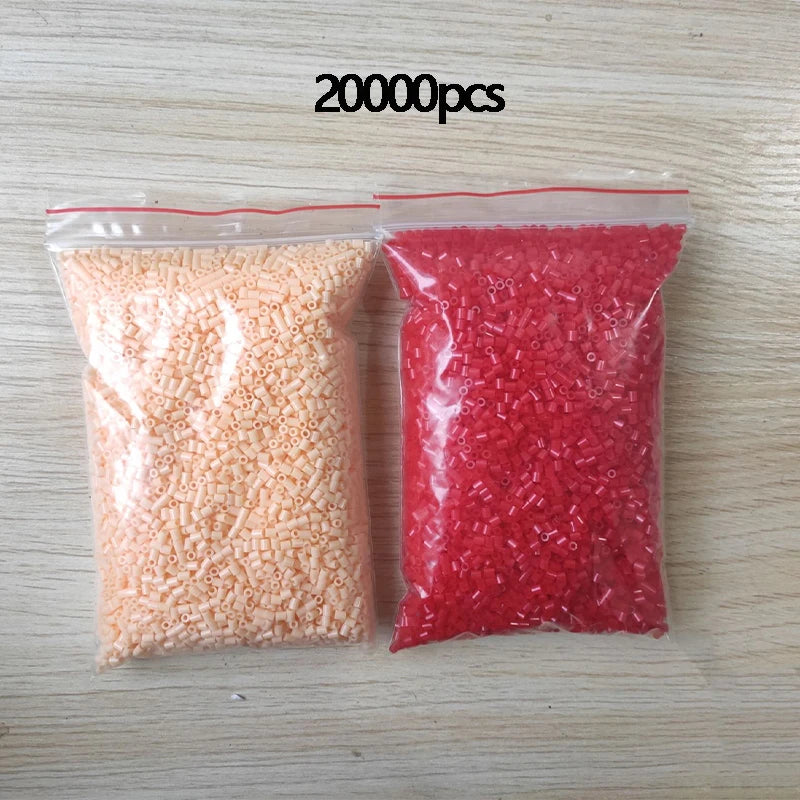 Creative Perler Beads 24/72 Colors Perler Toy Kit 2.6mm Hama Beads 3D Puzzle DIY Toy Kids Creative Handmade Craft Toy Gift