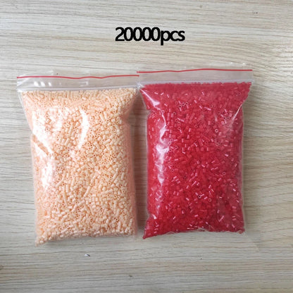 Creative Perler Beads 24/72 Colors Perler Toy Kit 2.6mm Hama Beads 3D Puzzle DIY Toy Kids Creative Handmade Craft Toy Gift
